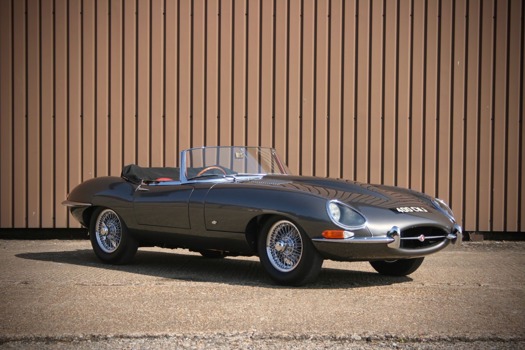 1961 Jaguar E-Type Series 1 Roadster 'Outside Bonnet Lock'  Flat Floor